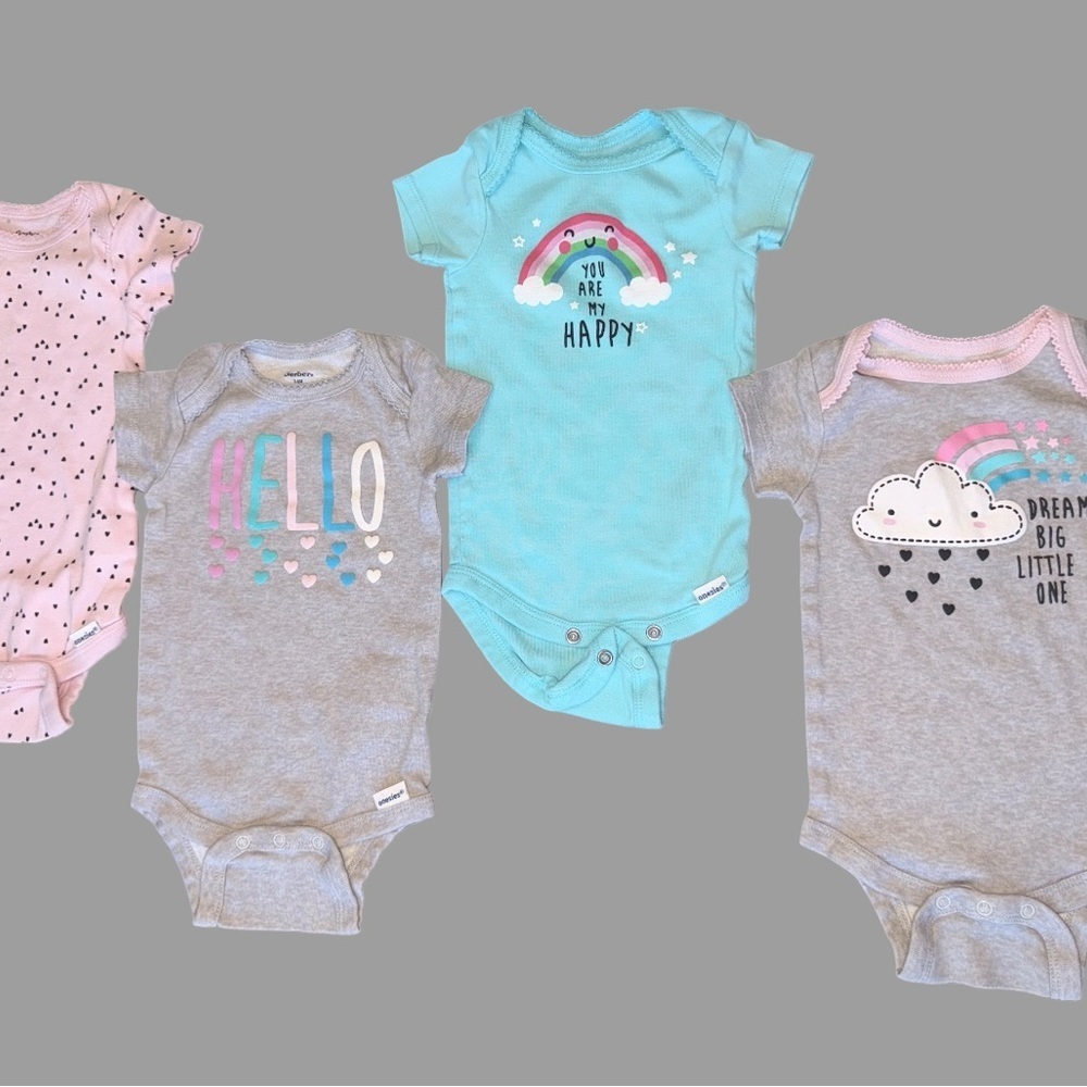 Carter's Baby Girl Bodysuit Bundle | 15 Pieces | 3-6 Months | Like New - Picture 3 of 9